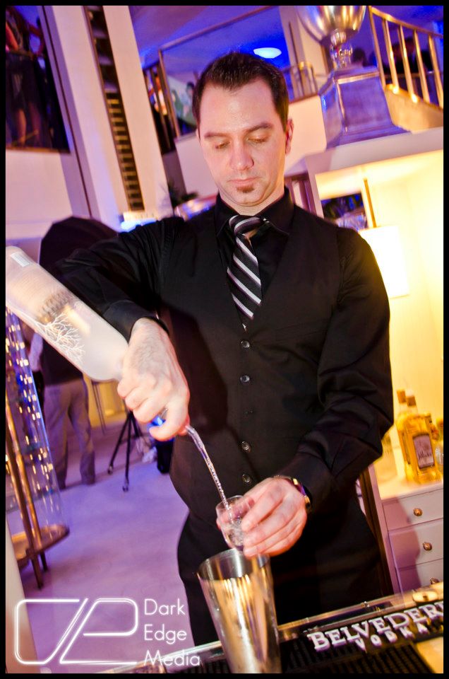 Action: bar tender